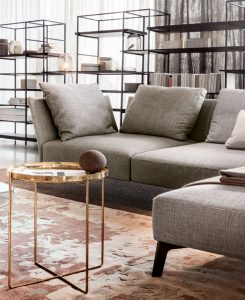 Kết hợp ghế sofa và thảm trải sàn Kết hợp ghế sofa và thảm trải sàn trong phòng khách