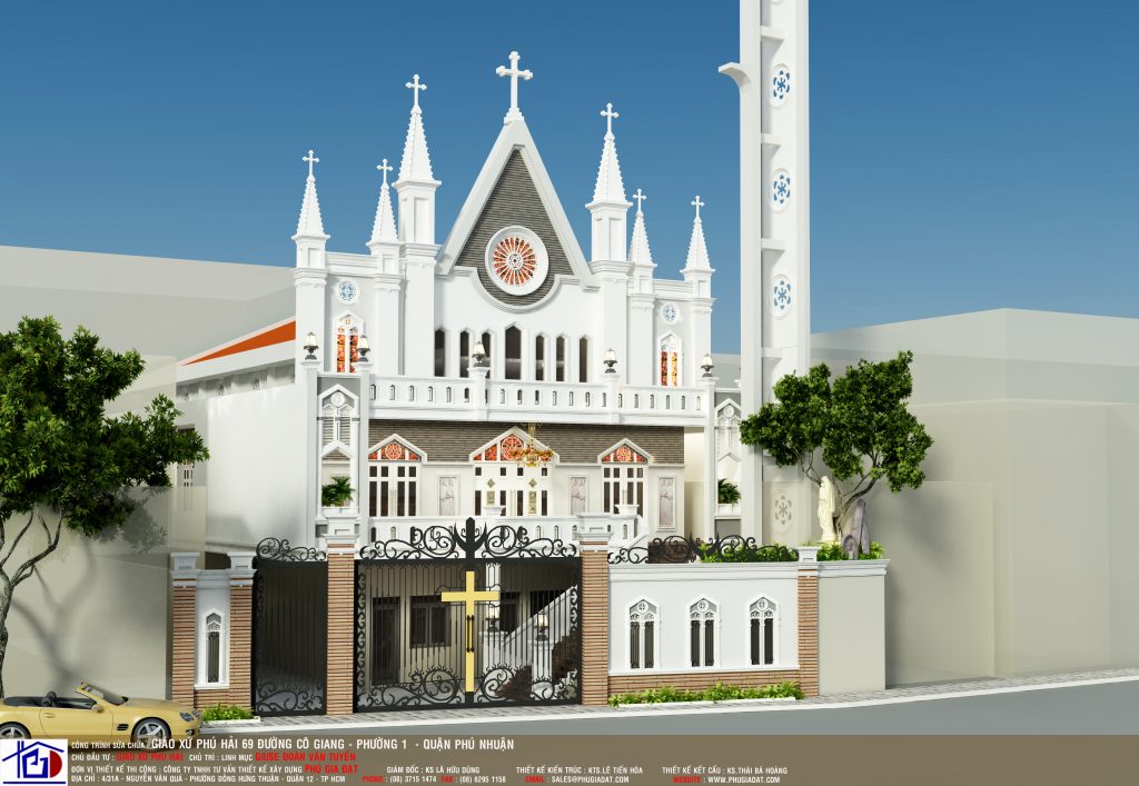 nhà thờ Phú Hải Thi công nhà thờ cần biết những điều gì?