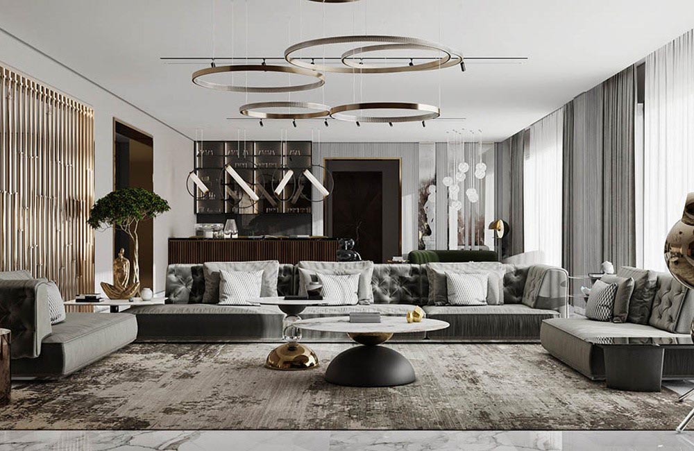Trang trí nội thất theo phong cách cao cấp luxury